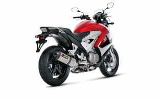 Akrapovic Slip-on Line Titanium met E-keur Honda Crossrunner 2011-2014